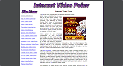 Desktop Screenshot of internetvideopoker.org