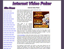 Tablet Screenshot of internetvideopoker.org